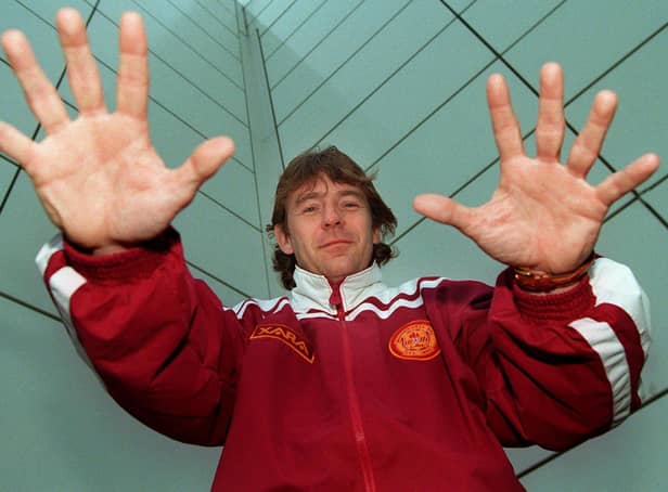 Andy Goram pictured in 1999 after joining Motherwell (Photo: Robert Perry)