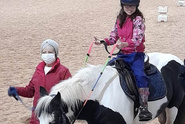 ​The children recently said: "It was very good going outside on my horse."