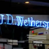 Wetherspoons sign. Picture: Tim Ireland/PA Wire