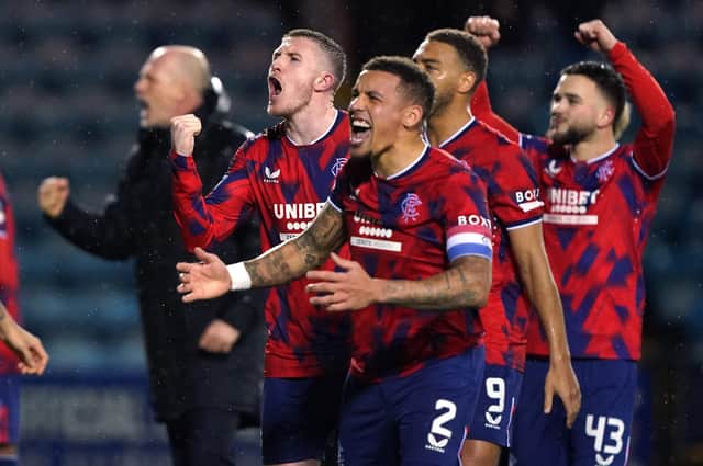 A Rangers star has had a veiled swipe aimed at him.