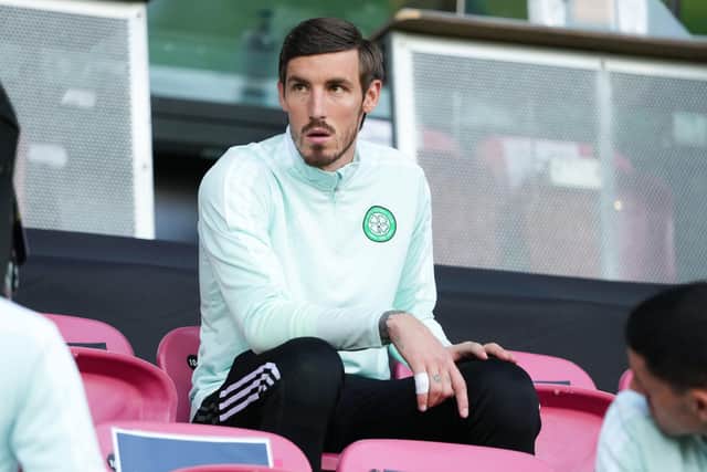 Goalkeeper Vasilis Barkas has been frozen out of the first team picture at Celtic. (Photo by Claus Fisker / SNS Group)