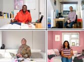 The Lanark photographer's brief, beautifully executed, was to capture ethnic minority Open University students in their home working environments.