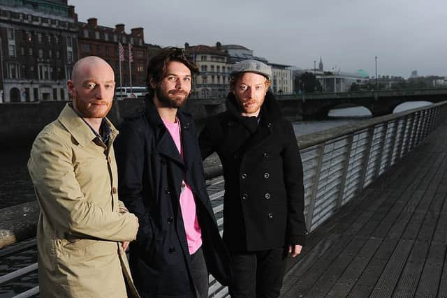 James Johnston, Simon Neil and Ben Johnston of Biffy Clyro.