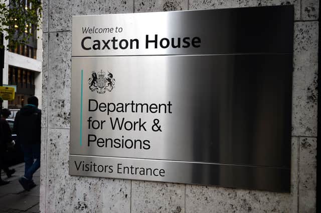 The Department for Work & Pensions office in London, as the department has been rebuked by the statistics watchdog over a claim that more than 12,000 households have found work or stopped welfare claims because of the benefit cap.