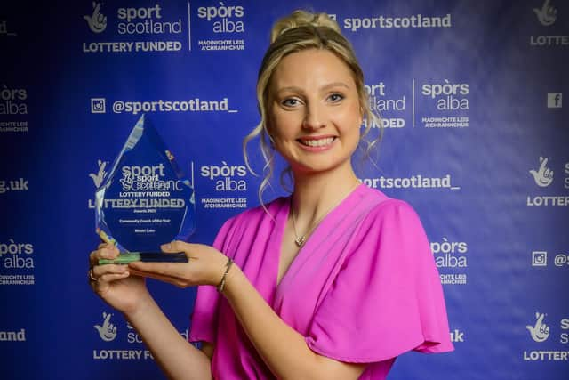 Mhairi Lake was awarded the Community Coach of the Year Award.