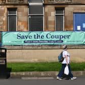 The Couper Institute Public Hall and Library, Cathcart, was also the focus of a well-organised community campaign to get its doors open.  Picture: John Devlin.