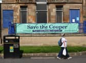 The Couper Institute Public Hall and Library, Cathcart, was also the focus of a well-organised community campaign to get its doors open.  Picture: John Devlin.