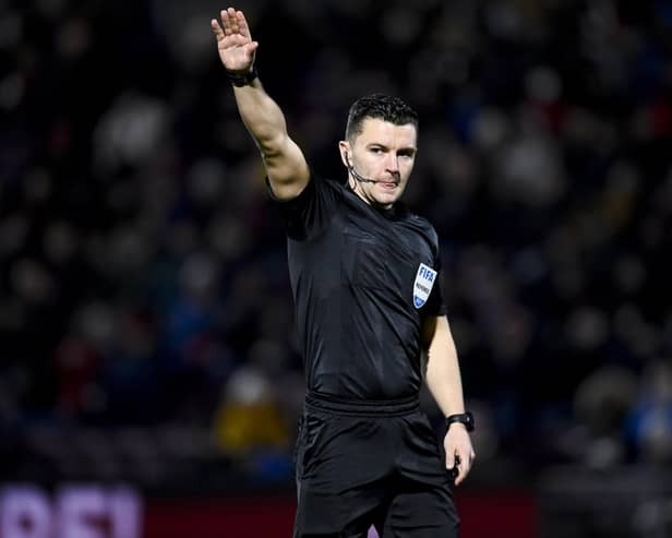 Referee Nick Walsh turned down a penalty appeal early in the first half, with TV pictures later suggesting it was a good call
