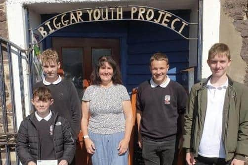 The project is a welcoming space for the young people of Biggar.