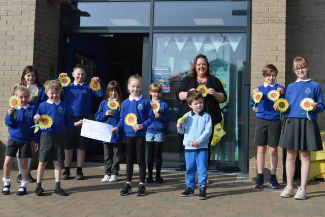 Biggar Primary pupils are among those supporting the campaign.
