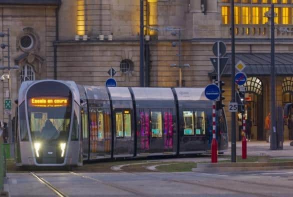 Bright lights of nation's free transport network trams await (photo SIP Jean-Christophe Verhaegen)