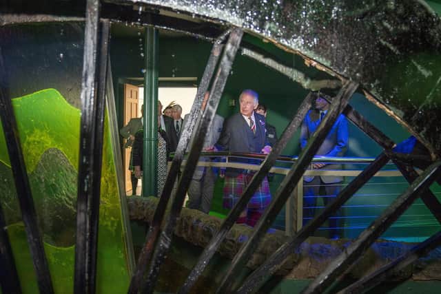 Duke of Rothesay was keen to hear about the site's renewable hydroelectricity projects.