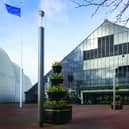 Exterior view of the main entrance at the SEC Centre, Glasgow, where the Go Green Exhibition will take place. Image: Stuart Wallace
