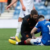 Rangers midfielder Tom Lawrence went down with an injury against Ross County, but his manager Giovanni van Bronckhorst does not expect him to miss a match.