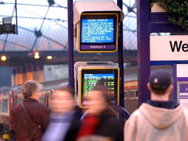 The station in 2002.