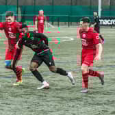 Motherwell-based Lowland League outfit Caledonian Braves in action
