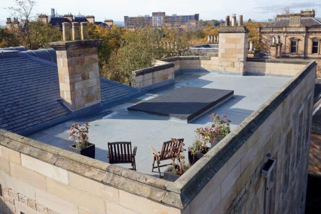 The rooftop terrace has views over the West End.