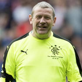 Andy Goram in action for Rangers Legends in 2018.