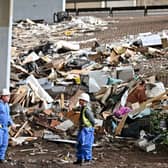 There have been problems with waste around Glasgow. 