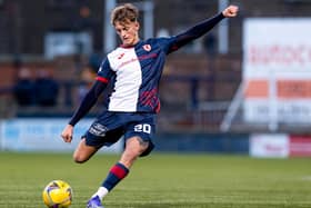 On-loan Rangers midfielder Ben Williamson made his Raith Rovers debut in the 0-0 draw with Dunfermline on Sunday. (Photo by Alan Rennie / SNS Group)