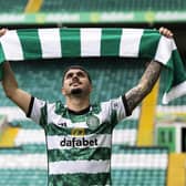 Marco Tilio is pictured at Celtic Park after signing a five-year deal with the club.  (Photo by Craig Foy / SNS Group)
