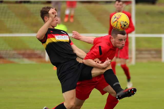 Drew Murray in action for Forth (Pic by Billy Quigley)