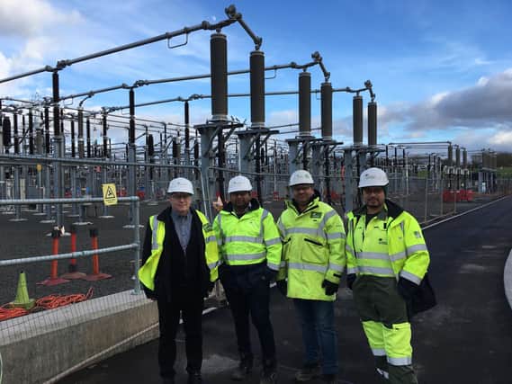 The team has completed the work at the substation