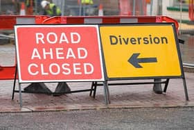 The B803 Raebog Road between Appin Way and Windsor Drive will close between Friday, September 27 and Monday, September 30