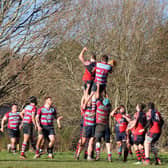 Uddingston win a lineout during Saturday's victory (Pic by Amy McCloy)