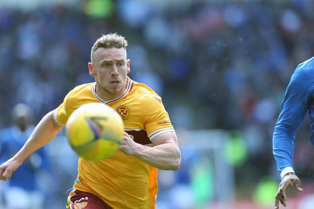 Striker Connor Shields in action for the Steelmen