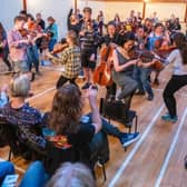 The Nevis Ensemble will perform two concerts for Lanark primary pupils, before Emma Abbate and Julian Perkins and Longway Blue Grass Band come to town.