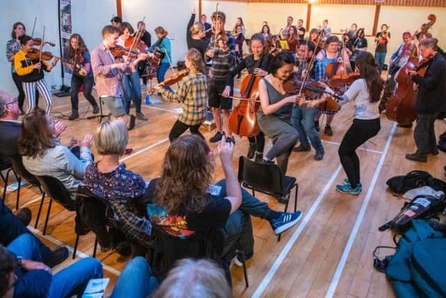 The Nevis Ensemble will perform two concerts for Lanark primary pupils, before Emma Abbate and Julian Perkins and Longway Blue Grass Band come to town.