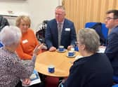 The MSP listened intently to those with dementia