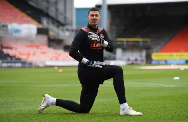 The Swiss goalkeeper has been United's best player this season. Picture: SNS