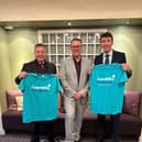 L-R Billy Davies, Sean Donachie, Deputy Director of Adult Services and Gordon Smith