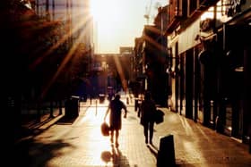 Sauchiehall Street on a crisp autumnal day 
