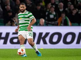 Cameron Carter-Vickers joined Celtic on a season-long loan from Tottenham Hotspur on the final day of the summer transfer window. (Photo by Ross MacDonald / SNS Group)
