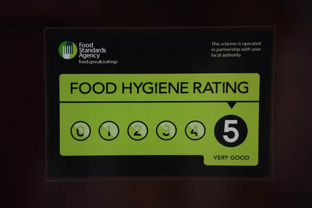 A Glasgow bar has been given a new food hygiene rating. 