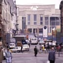 The Royal Concert Hall being built in 1990 at the top of Buchanan Street.  