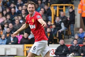 Northern Ireland international Jonny Evans in 2012 during his first spell at Manchester United. (Photo by Matthew Peters/Manchester United via Getty Images)