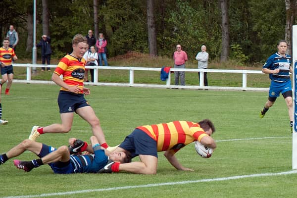 West of Scotland were among the tries in their first National League game for 18 months (pic: Gordon Cairns)