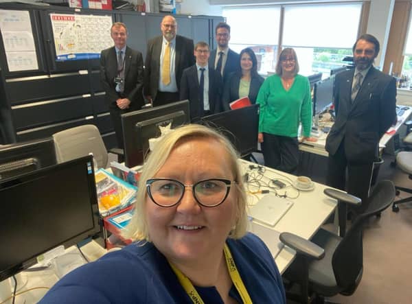 East Dunbartonshire’s new provost Gillian Renwick takes a selfie with the rest of the SNP group