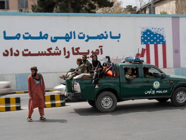 The Taliban seized control of Afghanistan following the withdrawal of US and UK troops. (Photo by WAKIL KOHSAR/AFP via Getty Images)