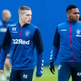 Rangers manager Michael Beale refuses to become hung-up on the inability to derive transfer fees from assets Ryan Kent and Alfredo Morelos now that it has been confirmed both are among a group of five players who will leave in the summer under freedom of contract. (Photo by Ross Parker SNS Group)