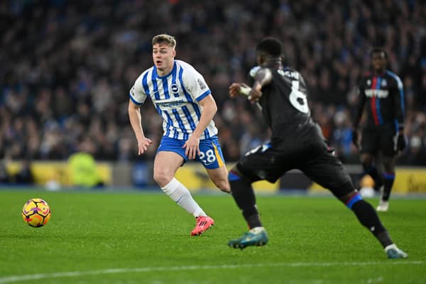 Evan Ferguson of Brighton & Hove Albion is linked with a January move away