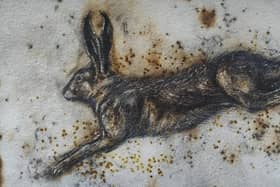 Cours Petit Lapin Cours, Ignited Gunpwoder on Paper