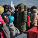 Around two million people have fled Ukraine, but less than 1,000 have been allowed into the UK (Photo by LOUISA GOULIAMAKI/AFP via Getty Images)