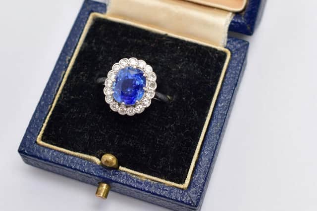 These wondrous gems made into a sapphire ring have lain unseen for years – and may even have ended up in the bin!