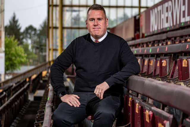 Paul Brownlie is raring to go in his new role with Motherwell Women (Pic courtesy of Motherwell FC)