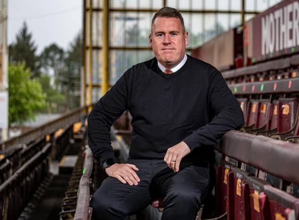 Paul Brownlie is raring to go in his new role with Motherwell Women (Pic courtesy of Motherwell FC)
